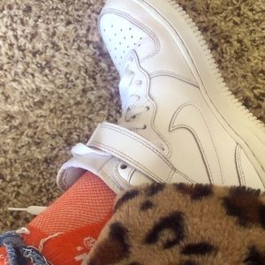 White Nike Air Force 1’s